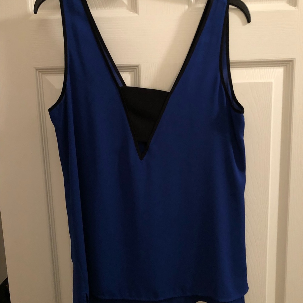 ⭐️ 2/$20 Black and Blue Tank